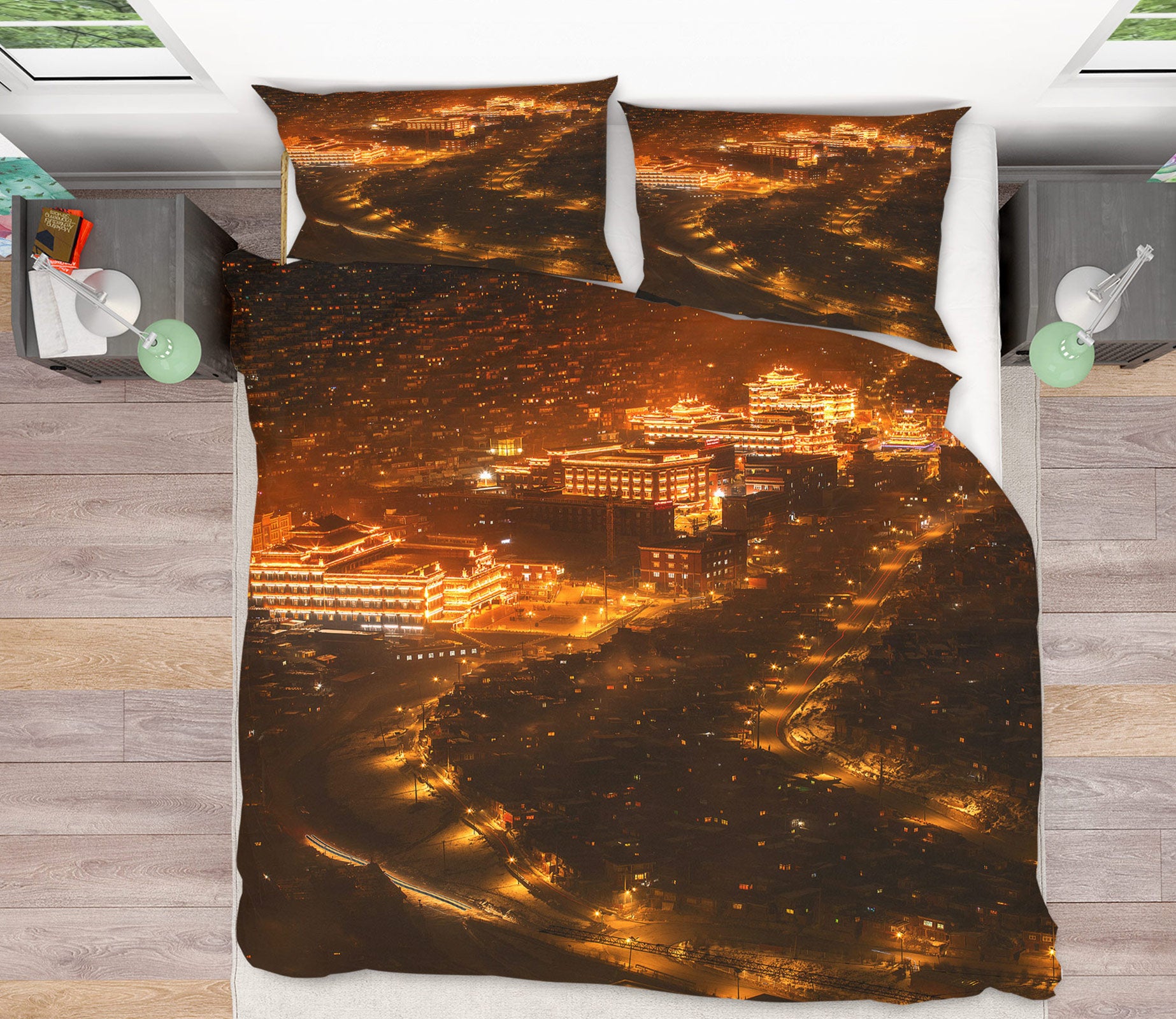 3D Light Vessel 16149 Bed Pillowcases Quilt