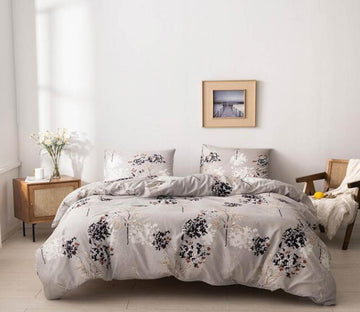 3D Black And White Tree Vine 7188 Bed Pillowcases Quilt