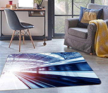 3D High-Speed Rail 68090 Vehicle Non Slip Rug Mat