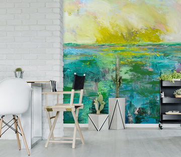 3D Blue Lake 179 Allan P. Friedlander Wall Mural Wall Murals Wallpaper AJ Wallpaper 2 