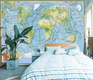 3D Island Distribution 2164 World Map Wall Murals Wallpaper AJ Wallpaper 2 
