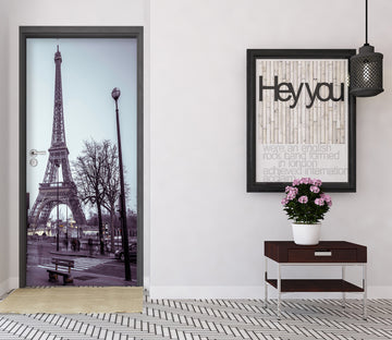 3D Eiffel Tower 106227 Assaf Frank Door Mural