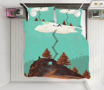 3D Cloud Dreaming 2101 Showdeer Bedding Bed Pillowcases Quilt Quiet Covers AJ Creativity Home 