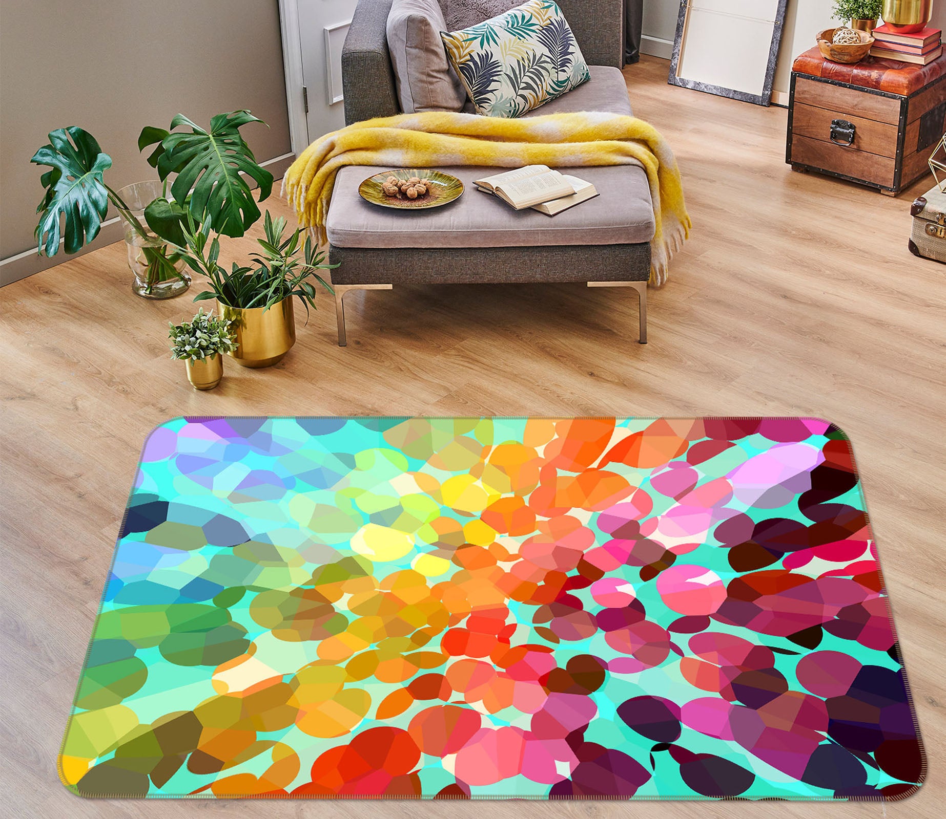 3D Connect 70035 Shandra Smith Rug Non Slip Rug Mat