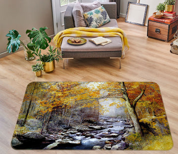 3D Stone Water Tree 75295 Non Slip Rug Mat