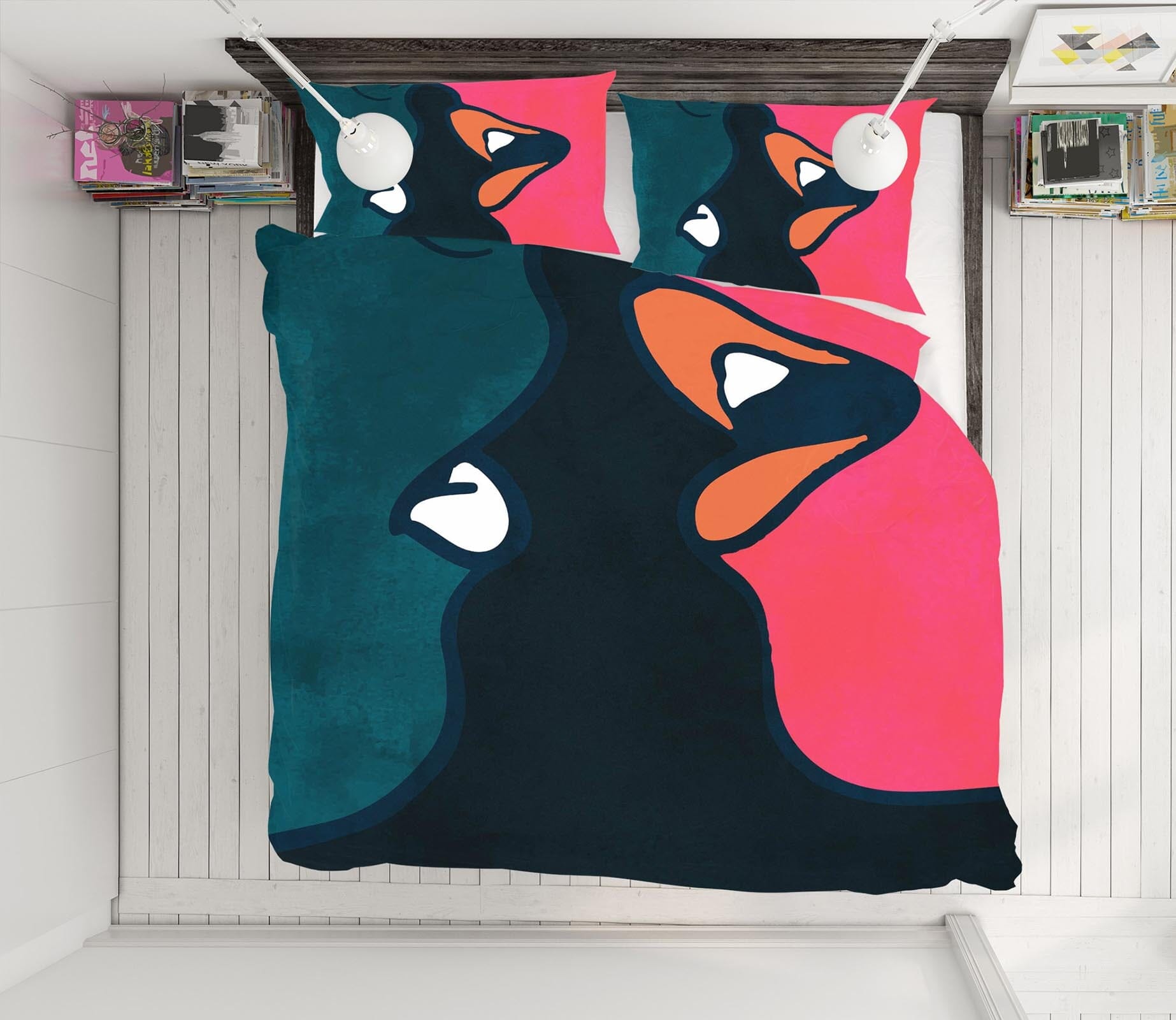 3D The Kiss-cc 2119 Boris Draschoff Bedding Bed Pillowcases Quilt Quiet Covers AJ Creativity Home 