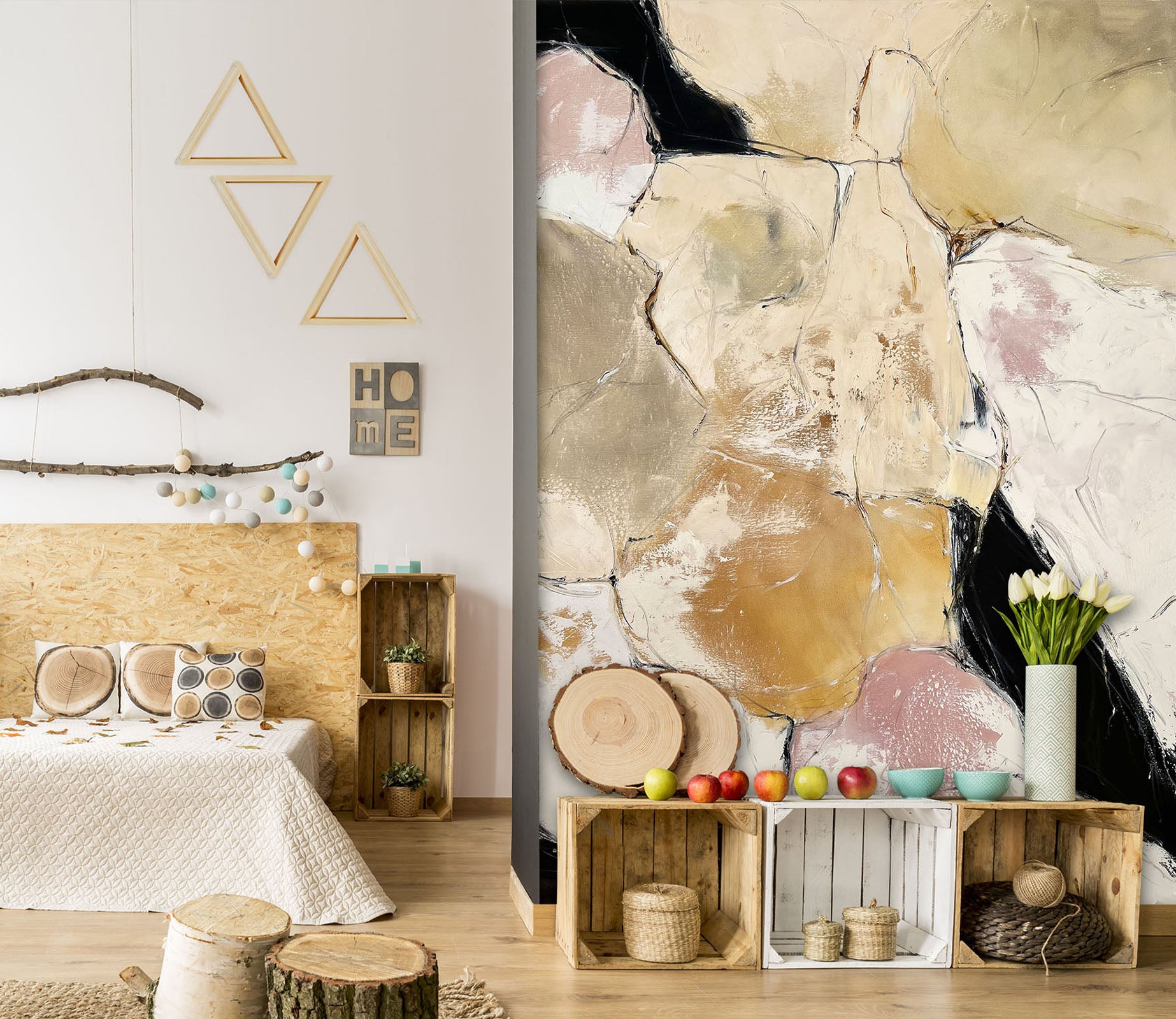 3D Yellow Stone Texture 3127 Skromova Marina Wall Mural Wall Murals