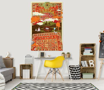 3D Forest Morning 019 Showdeer Wall Sticker Wallpaper AJ Wallpaper 2 