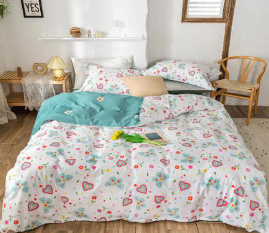 3D Love Butterfly Pattern 13178 Bed Pillowcases Quilt