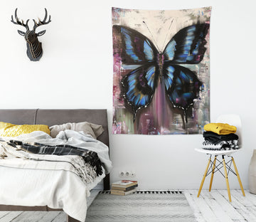 3D Black Butterfly 3720 Skromova Marina Tapestry Hanging Cloth Hang