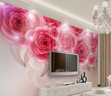 3D Beautiful Rose WC242 Wall Murals