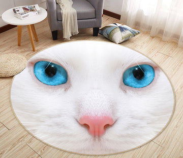 3D Cat 38071 Animal Round Non Slip Rug Mat