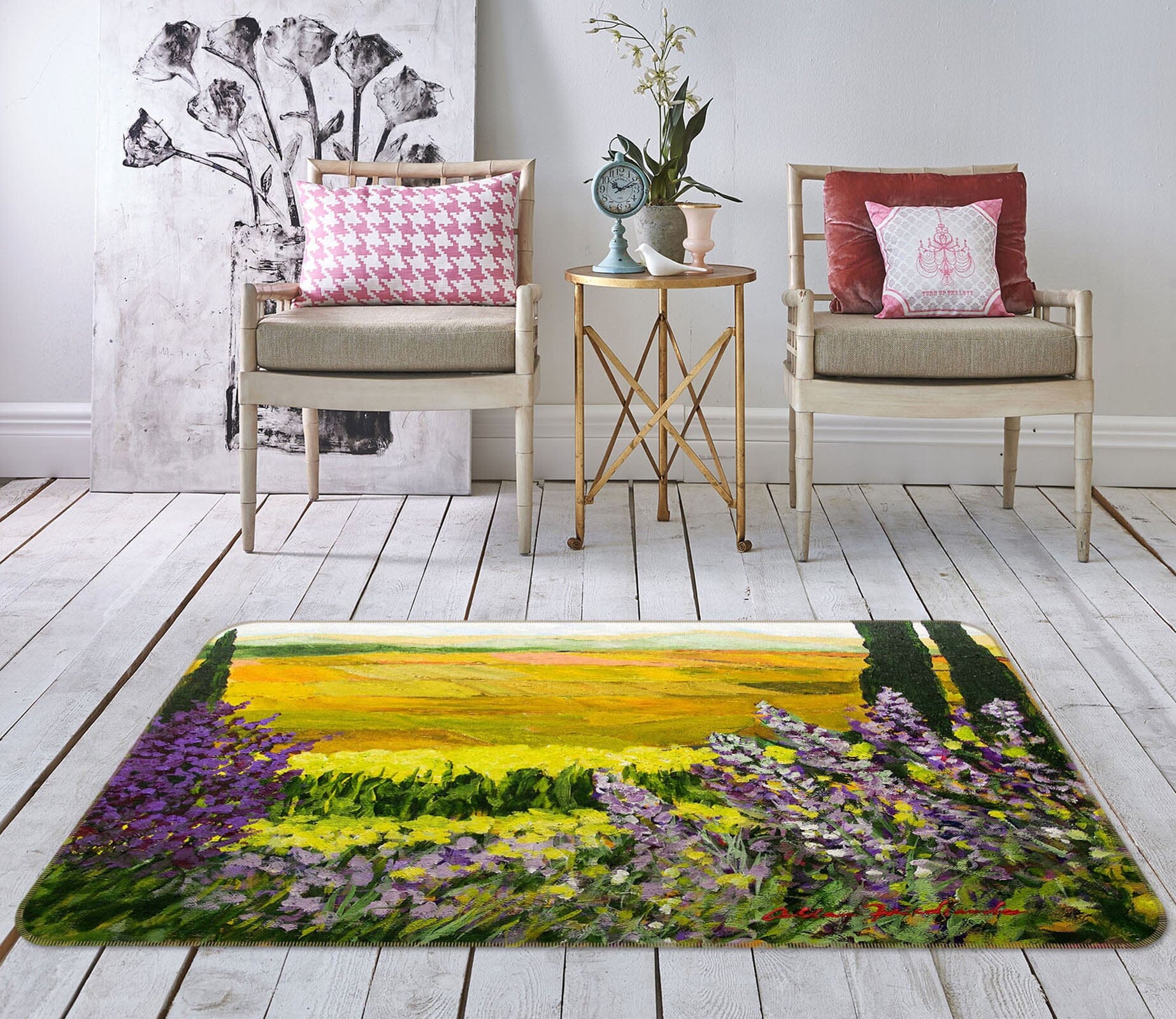 3D Golden Acres 1096 Allan P. Friedlander Rug Non Slip Rug Mat Mat AJ Creativity Home 