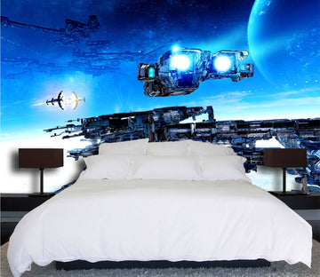 3D Spaceship Space 085 Vehicle Wall Murals