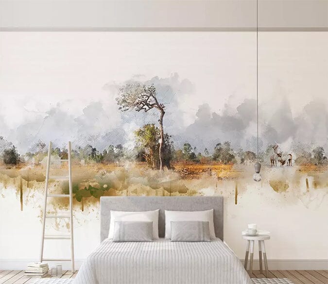 3D Forest Tree 1508 Wall Murals Wallpaper AJ Wallpaper 2 