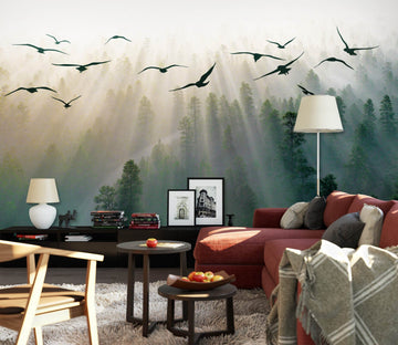 3D Forest Bird 1435 Wall Murals Wallpaper AJ Wallpaper 2 