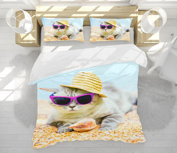 3D Kitten 15086 Bed Pillowcases Quilt