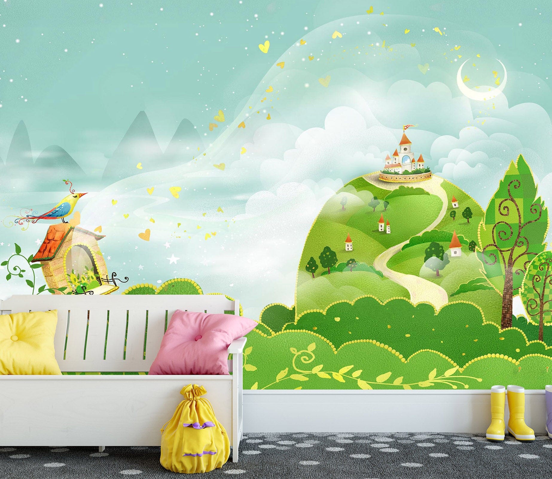 3D Green Forest 1707 Wall Murals Wallpaper AJ Wallpaper 2 