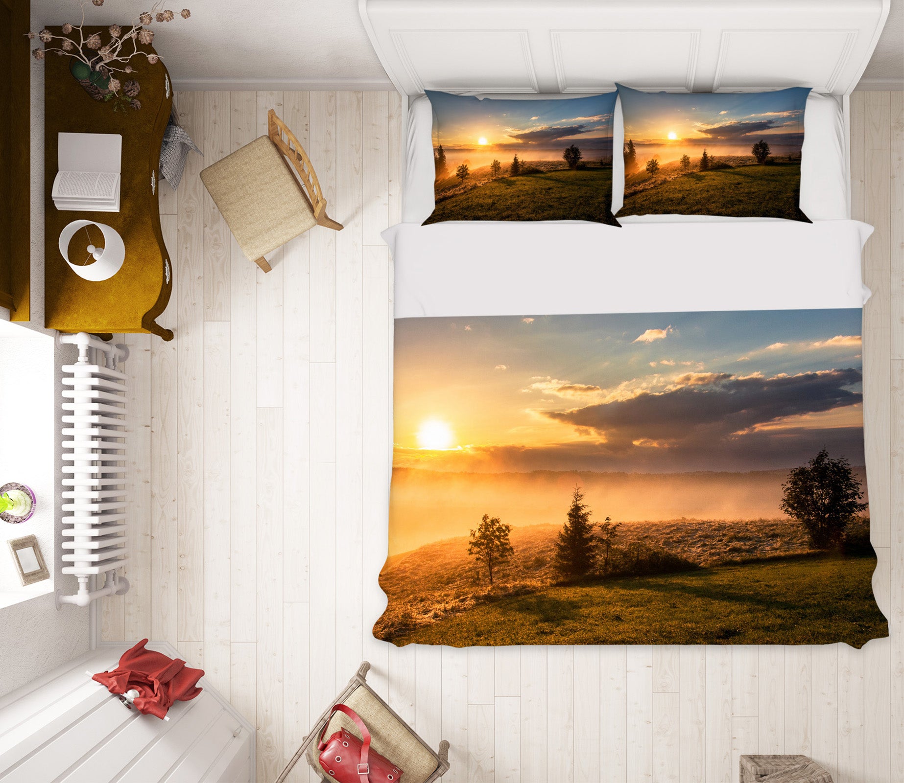 3D Sunrise 19137 Bed Pillowcases Quilt