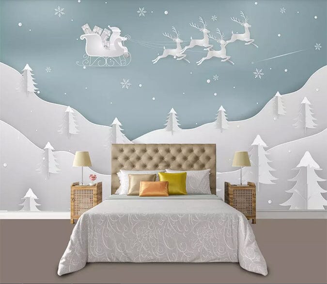 3D Fawn Carriage 2355 Wall Murals Wallpaper AJ Wallpaper 2 