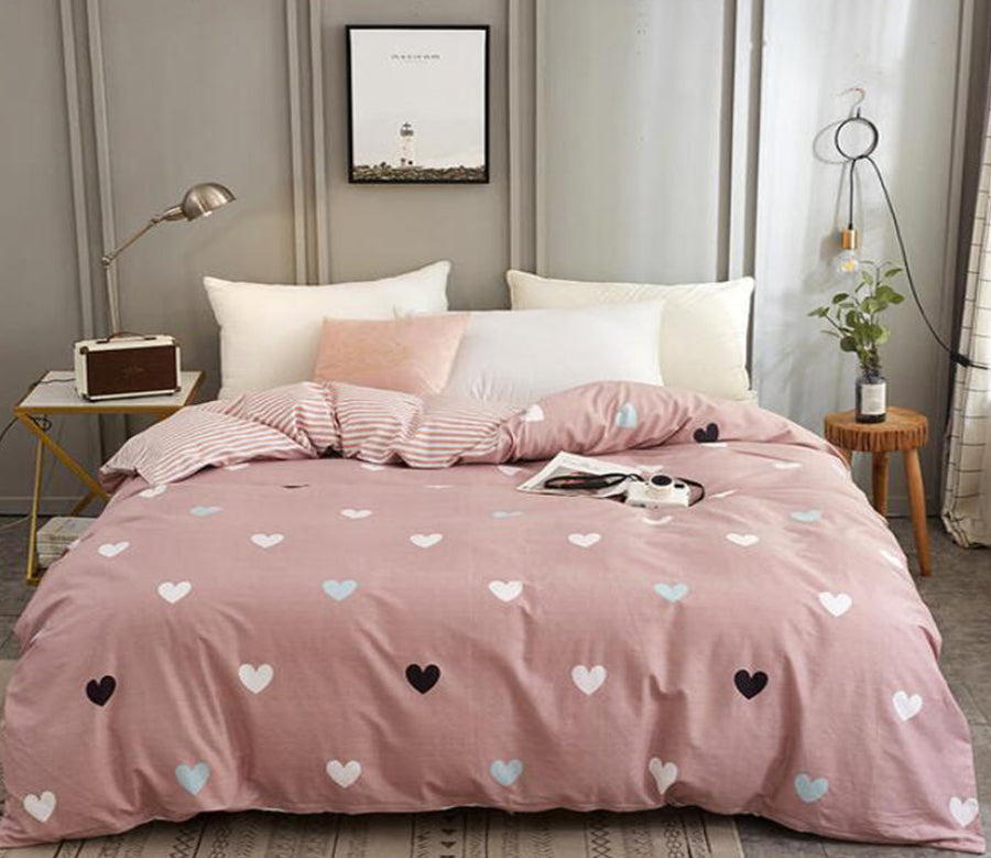 3D Black And White Little Love 3111 Bed Pillowcases Quilt