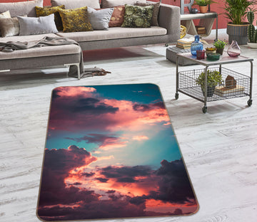 3D Clouds 27068 Non Slip Rug Mat