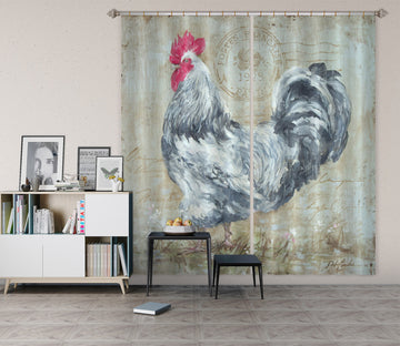 3D Rooster 2184 Debi Coules Curtain Curtains Drapes