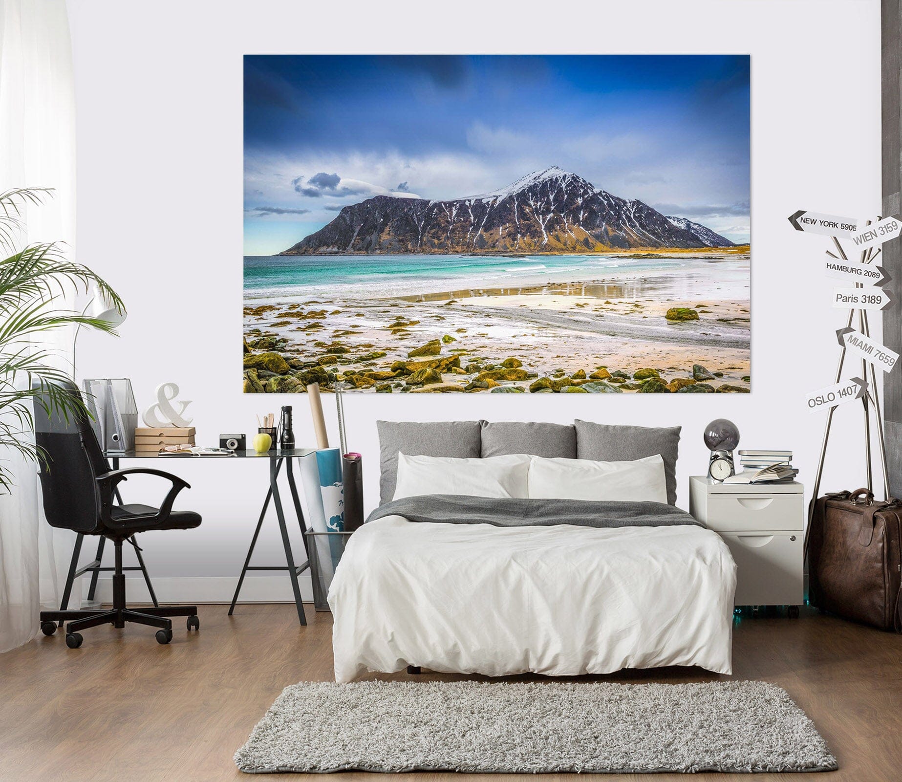 3D Green Sea 187 Marco Carmassi Wall Sticker Wallpaper AJ Wallpaper 2 