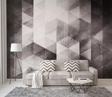 3D Black Triangle 2242 Wall Murals Wallpaper AJ Wallpaper 2 