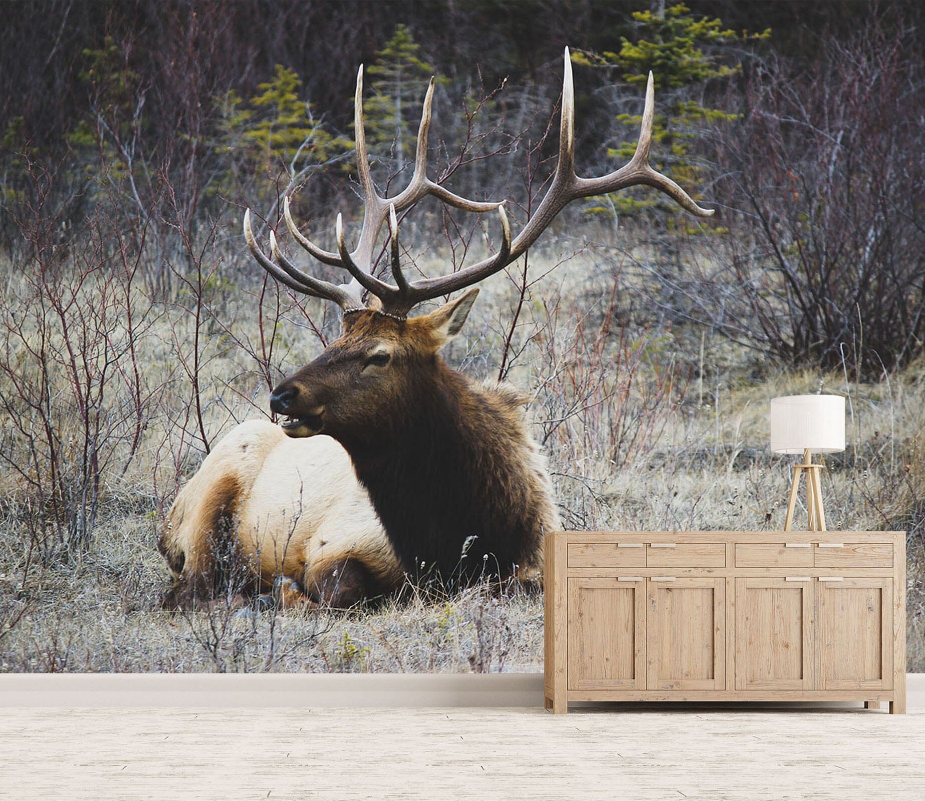 3D Prairie Deer 149 Wall Murals Wallpaper AJ Wallpaper 2 