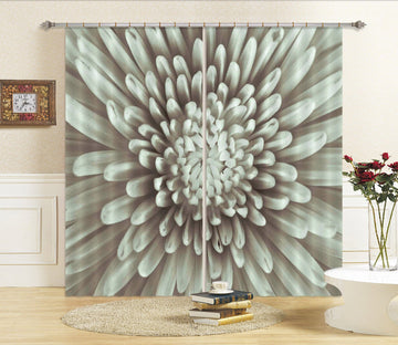 3D White Daisy 001 Assaf Frank Curtain Curtains Drapes Curtains AJ Creativity Home 
