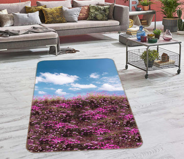 3D Flower Bush 76074 Non Slip Rug Mat