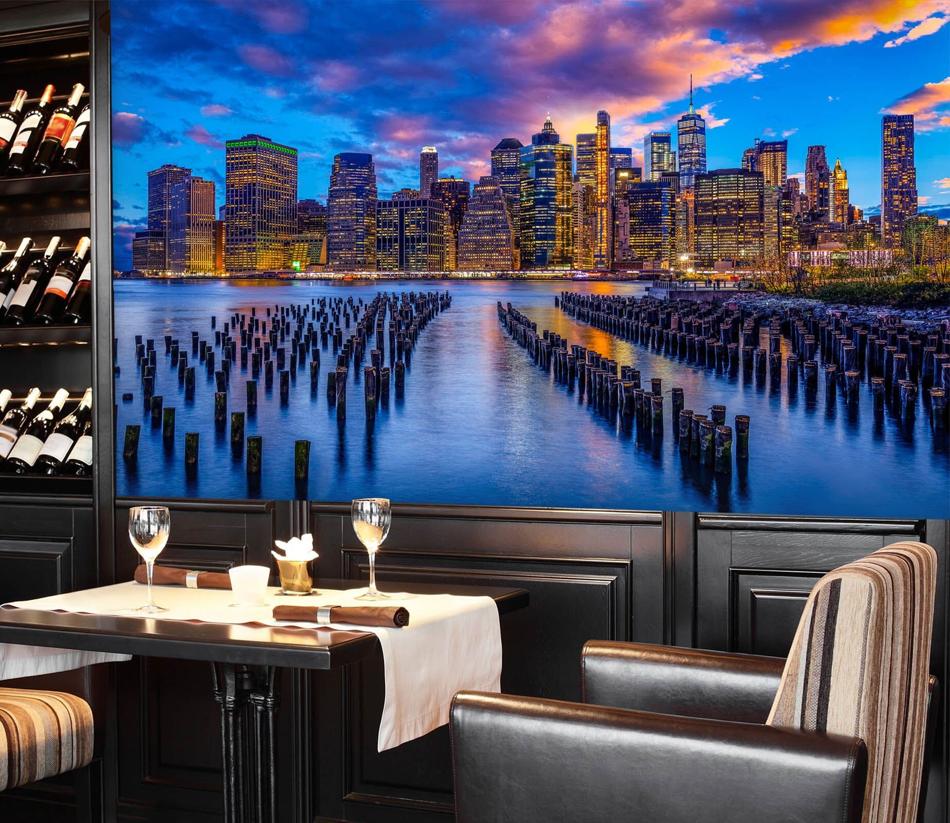 3D Night City 1414 Marco Carmassi Wall Mural Wall Murals Wallpaper AJ Wallpaper 2 