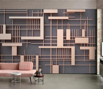 3D Minimalistic Patchwork WC136 Wall Murals Wallpaper AJ Wallpaper 2 