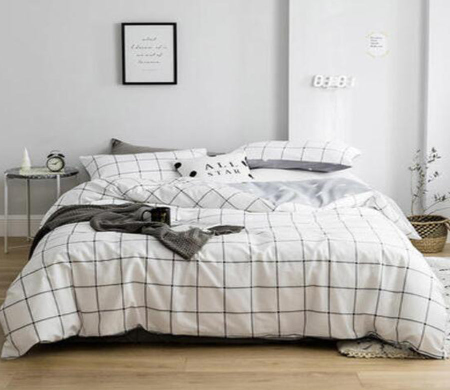 3D Square 20262 Bed Pillowcases Quilt