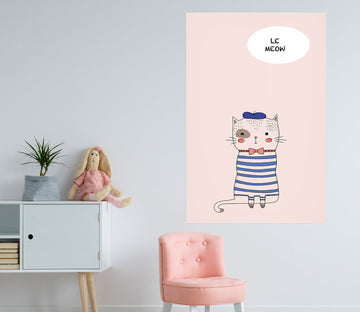 3D Cute Cat 174 Boris Draschoff Wall Sticker Wallpaper AJ Wallpaper 2 