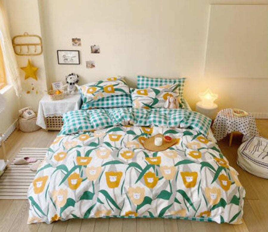 3D Flowers 40179 Bed Pillowcases Quilt