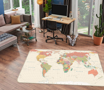 3D Map 36072 Non Slip Rug Mat