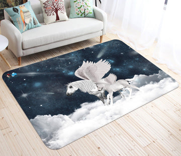 3D Star Unicorn 37 Non Slip Rug Mat Mat AJ Creativity Home 