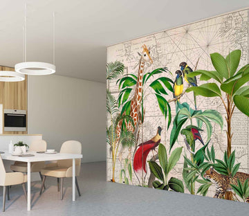 3D Palm Tree Map 1437 Andrea haase Wall Mural Wall Murals Wallpaper AJ Wallpaper 2 