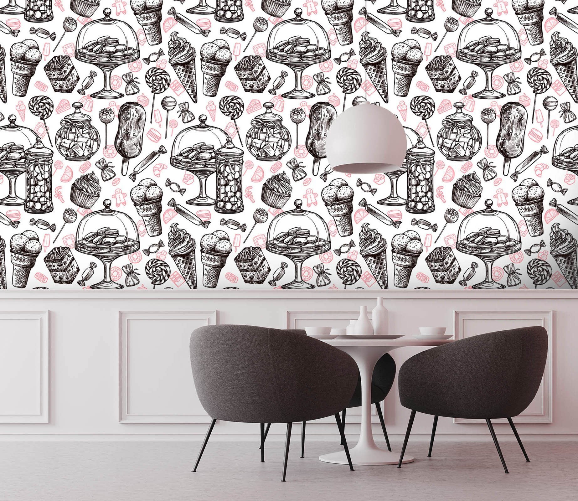 3D Sketch Candy Ice Cream 224 Wallpaper AJ Wallpaper 2 