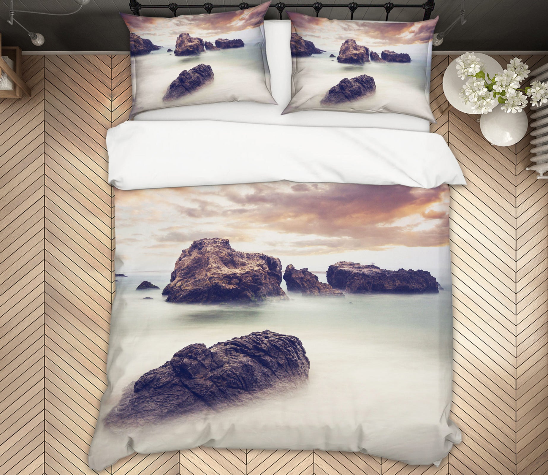 3D Stone 13124 Bed Pillowcases Quilt