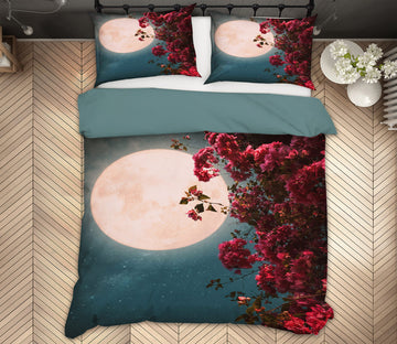 3D Moon Branches 59153 Bed Pillowcases Quilt