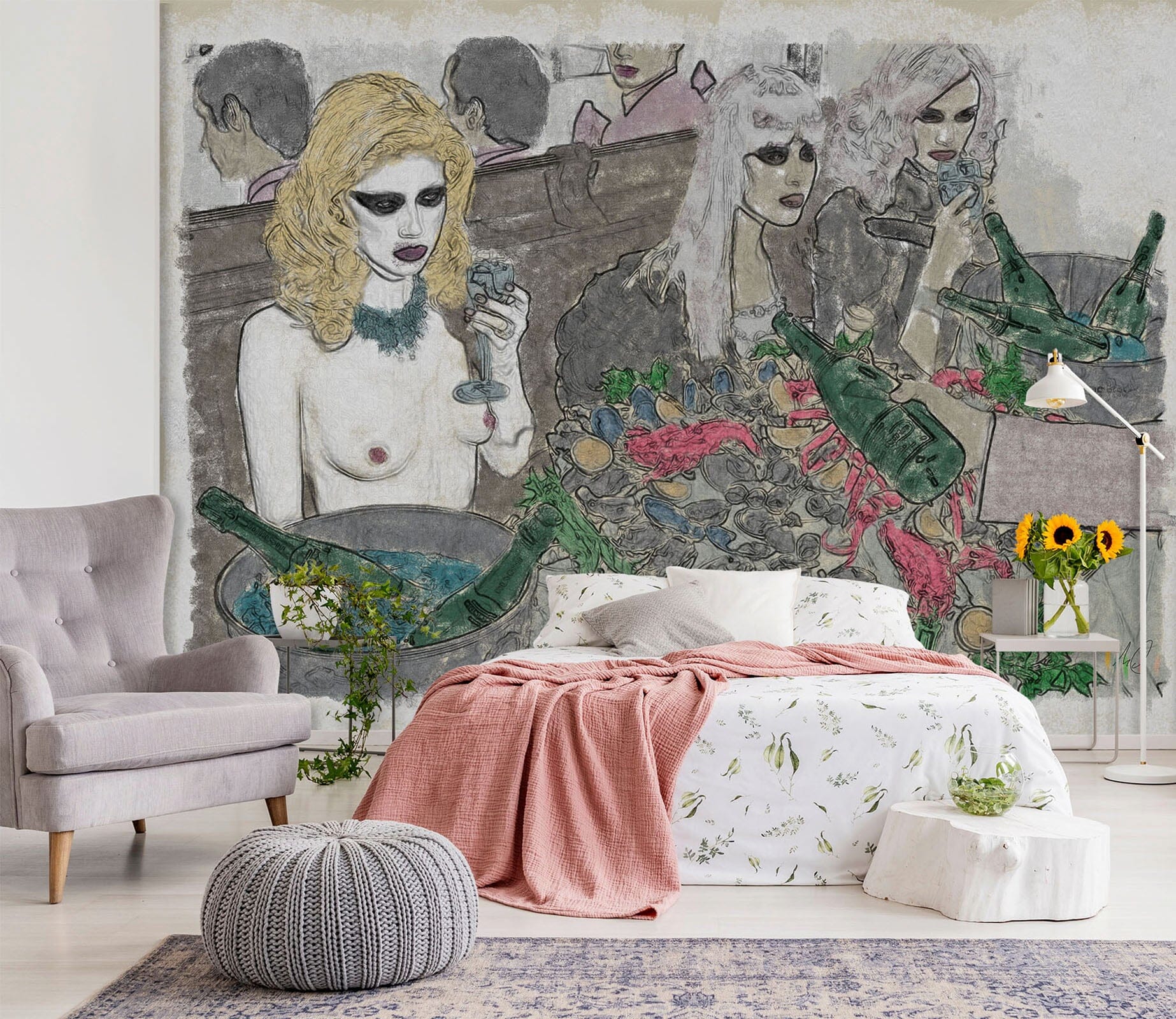 3D Cute Girl 1410 Marco Cavazzana Wall Mural Wall Murals Wallpaper AJ Wallpaper 2 