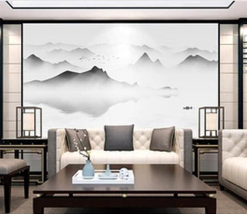 3D Misty Valley 406 Wall Murals Wallpaper AJ Wallpaper 2 