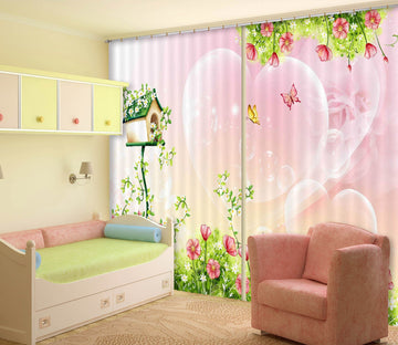 3D Caring Butterfly 802 Curtains Drapes Wallpaper AJ Wallpaper 