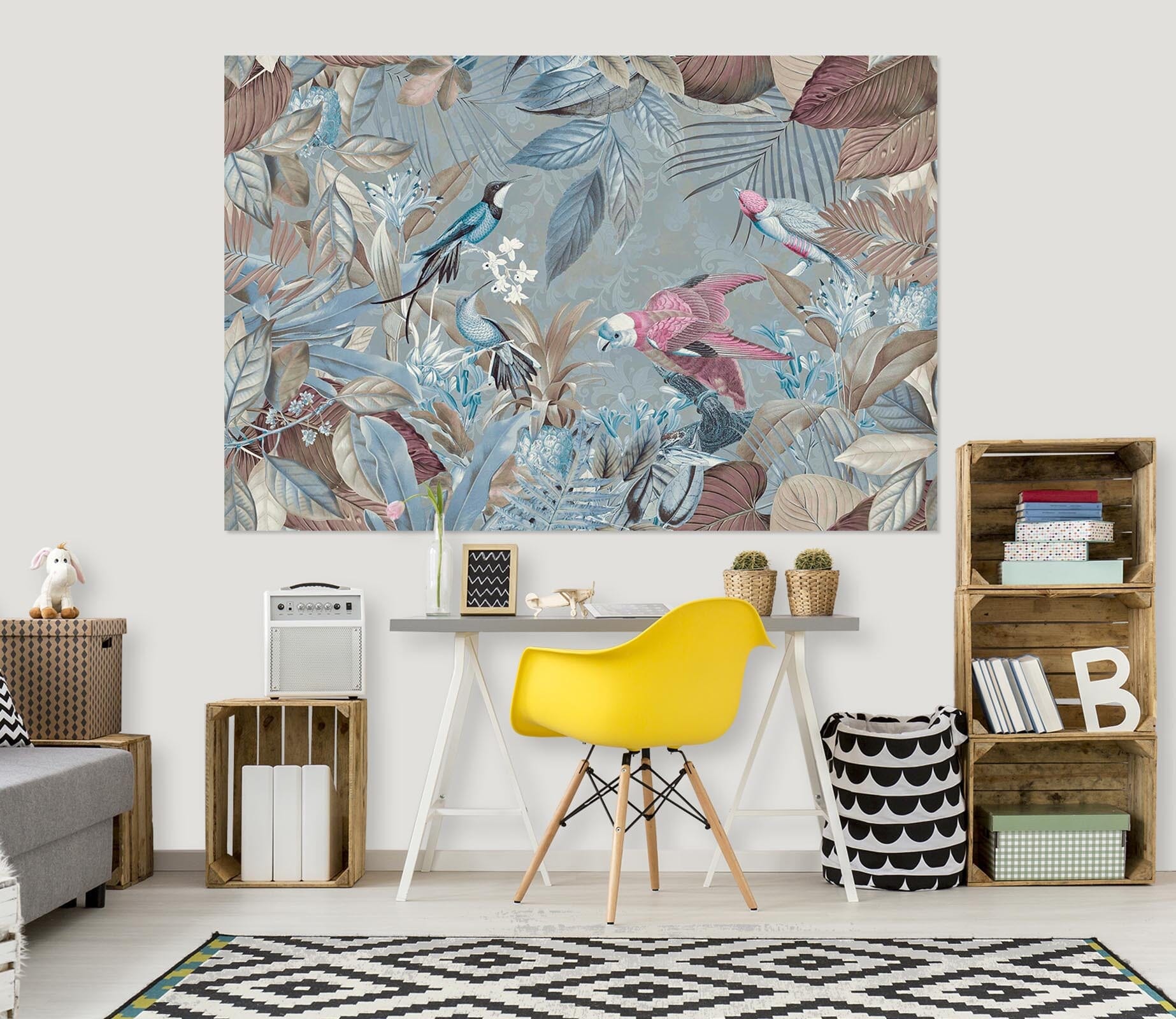 3D Bird Paradise 122 Andrea haase Wall Sticker Wallpaper AJ Wallpaper 2 