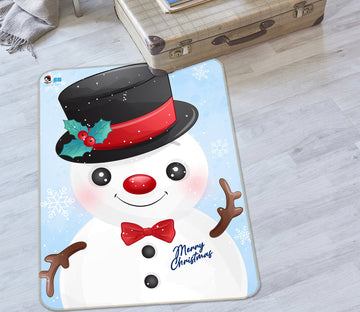 3D Snowman 55121 Christmas Non Slip Rug Mat Xmas