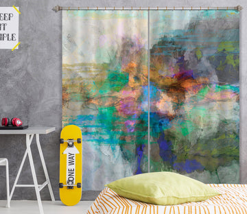 3D Color Collision 237 Michael Tienhaara Curtain Curtains Drapes Curtains AJ Creativity Home 