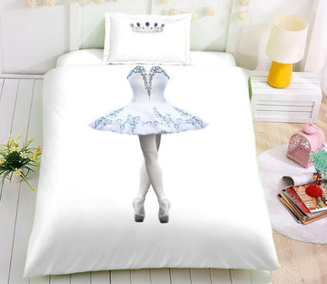 3D Ballet Skirt 1110 Bed Pillowcases Quilt